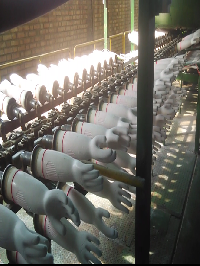 latex household  industry glove machine